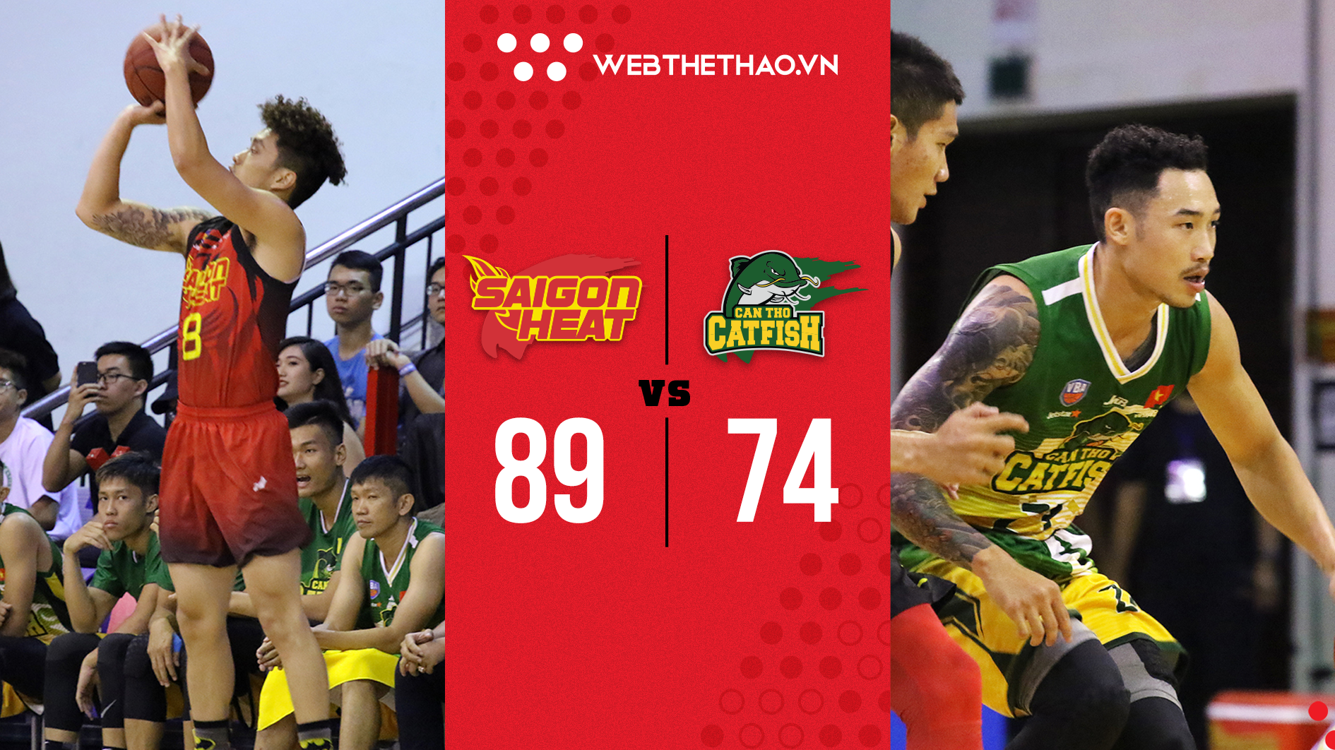Lơ là một giây, Cantho Catfish phải trả giá bằng cả trận thua trước cơn mưa 3 điểm của Saigon Heat