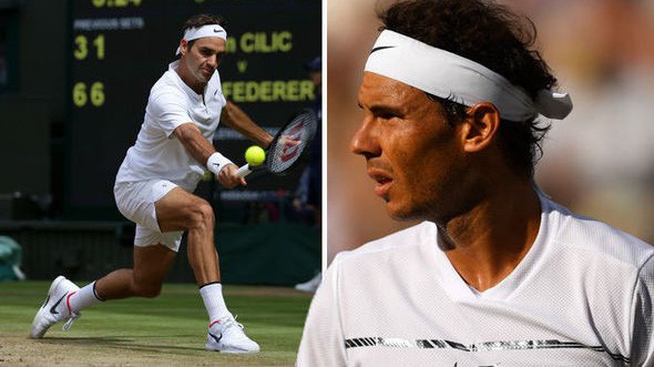Wimbledon 2018: Roger Federer và Rafael Nadal rộng đường vào chung kết?