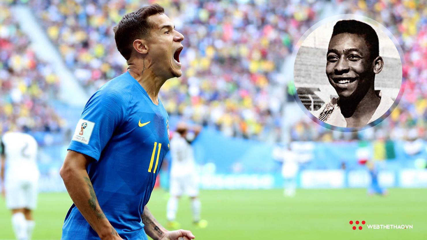 Thống kê khó tin chỉ ra Coutinho sẽ là phiên bản "Pele 1958" mới của Brazil