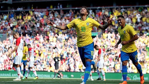 GHQT: Neymar trở lại ghi bàn tức thì giúp Brazil thắng nhẹ Croatia