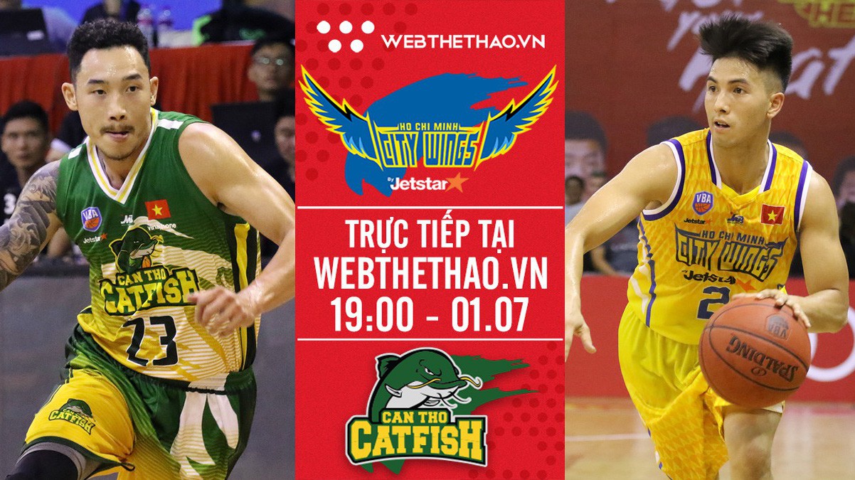 Trực tiếp bóng rổ VBA: Hochiminh City Wings vs Cantho Catfish