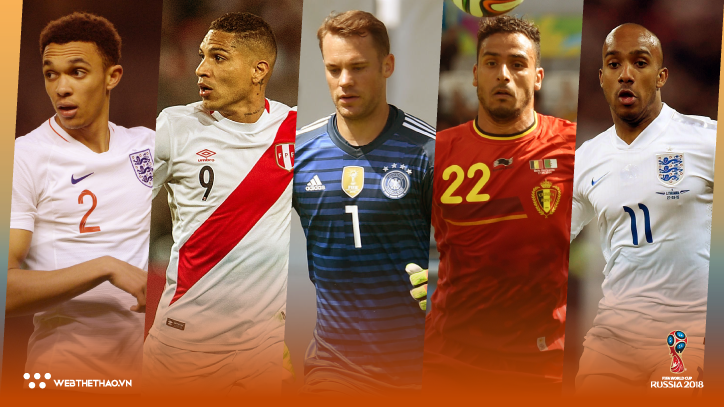 Top những cầu thủ được gọi dự World Cup 2018 gây ngạc nhiên khó tin