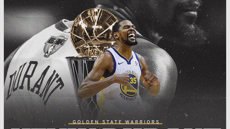Lập Triple-Double trong Game 4, Kevin Durant xuất sắc đoạt NBA Finals MVP năm thứ hai liên tiếp