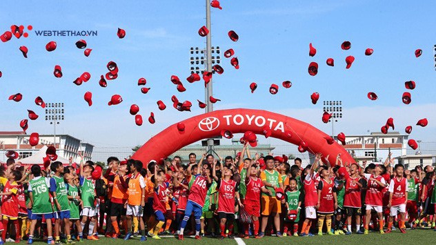 Tưng bừng Trại hè bóng đá thiếu niên Toyota 2018