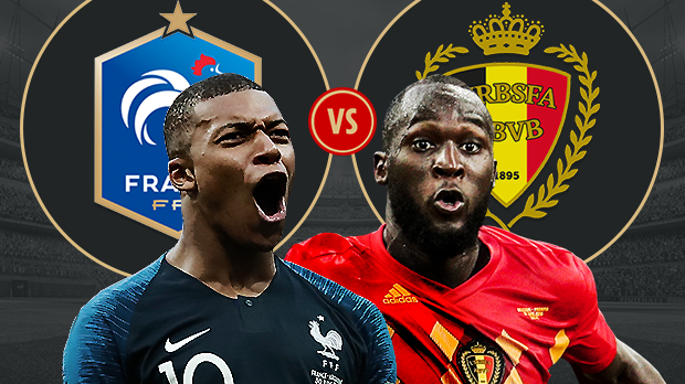 Link xem trực tiếp trận Pháp - Bỉ ở World Cup 2018