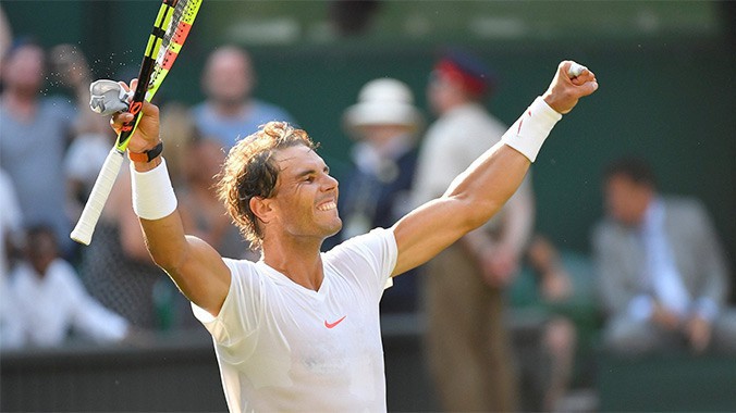 Wimbledon 2018 ngày thứ 8: Rafael Nadal vào tứ kết sau 7 năm