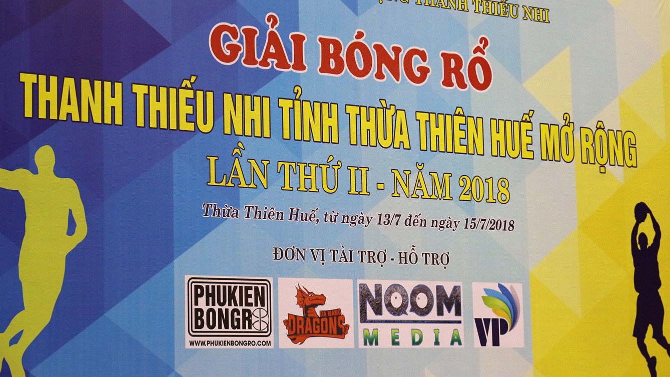 Khai mạc Giải bóng rổ Thanh thiếu nhi tỉnh Thừa Thiên - Huế mở rộng