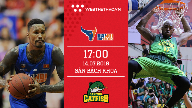 Trực tiếp bóng rổ VBA: Hanoi Buffaloes vs Cantho Catfish