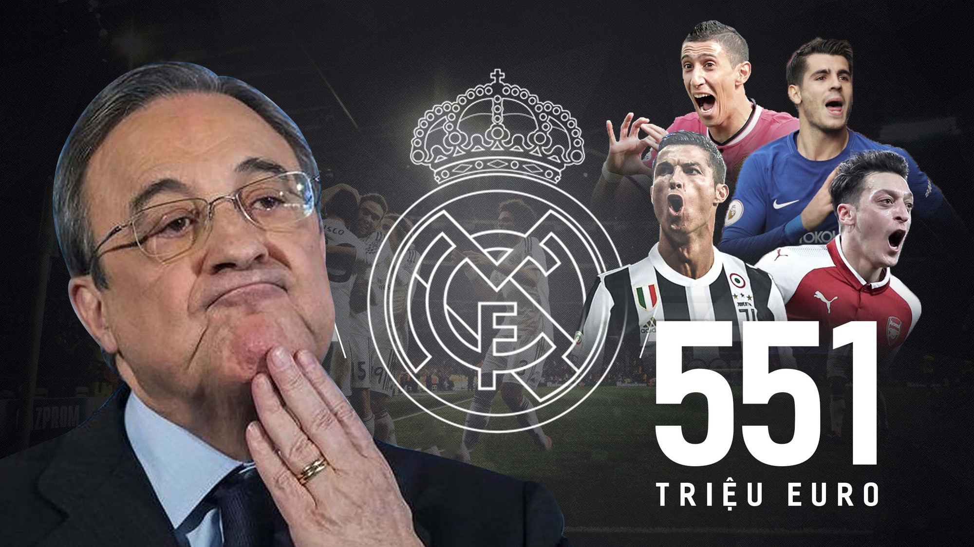 Bán Ronaldo, “kho báu” của Real Madrid vượt mốc nửa tỷ euro