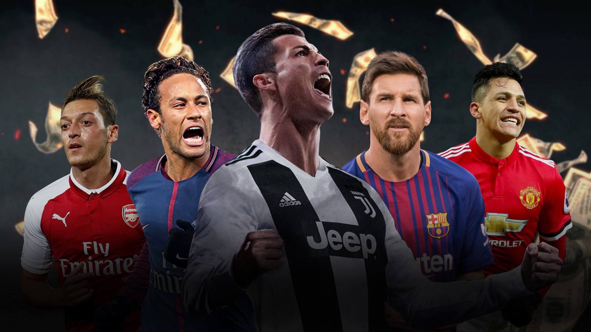 Ronaldo sang Juventus khiến trật tự BXH cầu thủ lĩnh lương khủng nhất TG thay đổi thế nào?