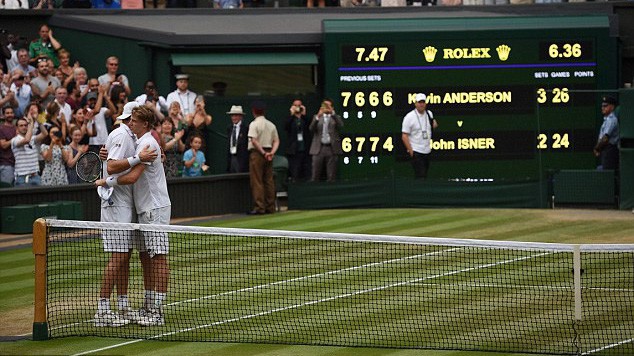 Bán kết Wimbledon 2018: Kevin Anderson vượt qua John Isner sau màn tra tấn thể lực... 6 tiếng rưỡi