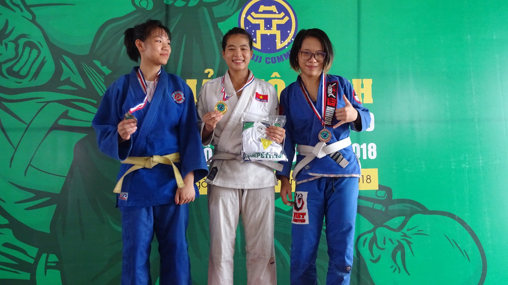 Giải Jiu-jitsu Hà Nội mở rộng: Sân chơi ấn tượng đầu tiên của BJJ Hà Nội