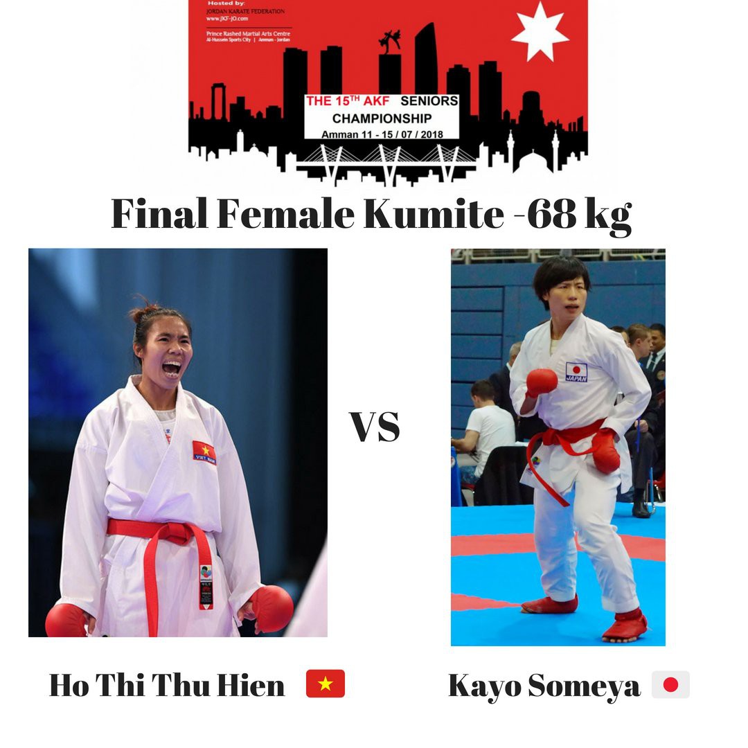 Karate Việt Nam đại thắng lọt vào 3 trận CK giải vô địch châu Á, tích điểm dự Olympic 2020 - Ảnh 4. Karate Việt Nam đại thắng lọt vào 3 trận CK giải vô địch châu Á, tích điểm dự Olympic 2020 - Ảnh 4.