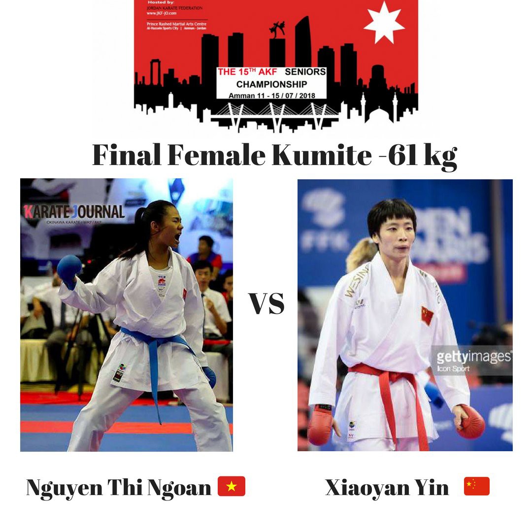 Karate Việt Nam đại thắng lọt vào 3 trận CK giải vô địch châu Á, tích điểm dự Olympic 2020 - Ảnh 2. Karate Việt Nam đại thắng lọt vào 3 trận CK giải vô địch châu Á, tích điểm dự Olympic 2020 - Ảnh 2.