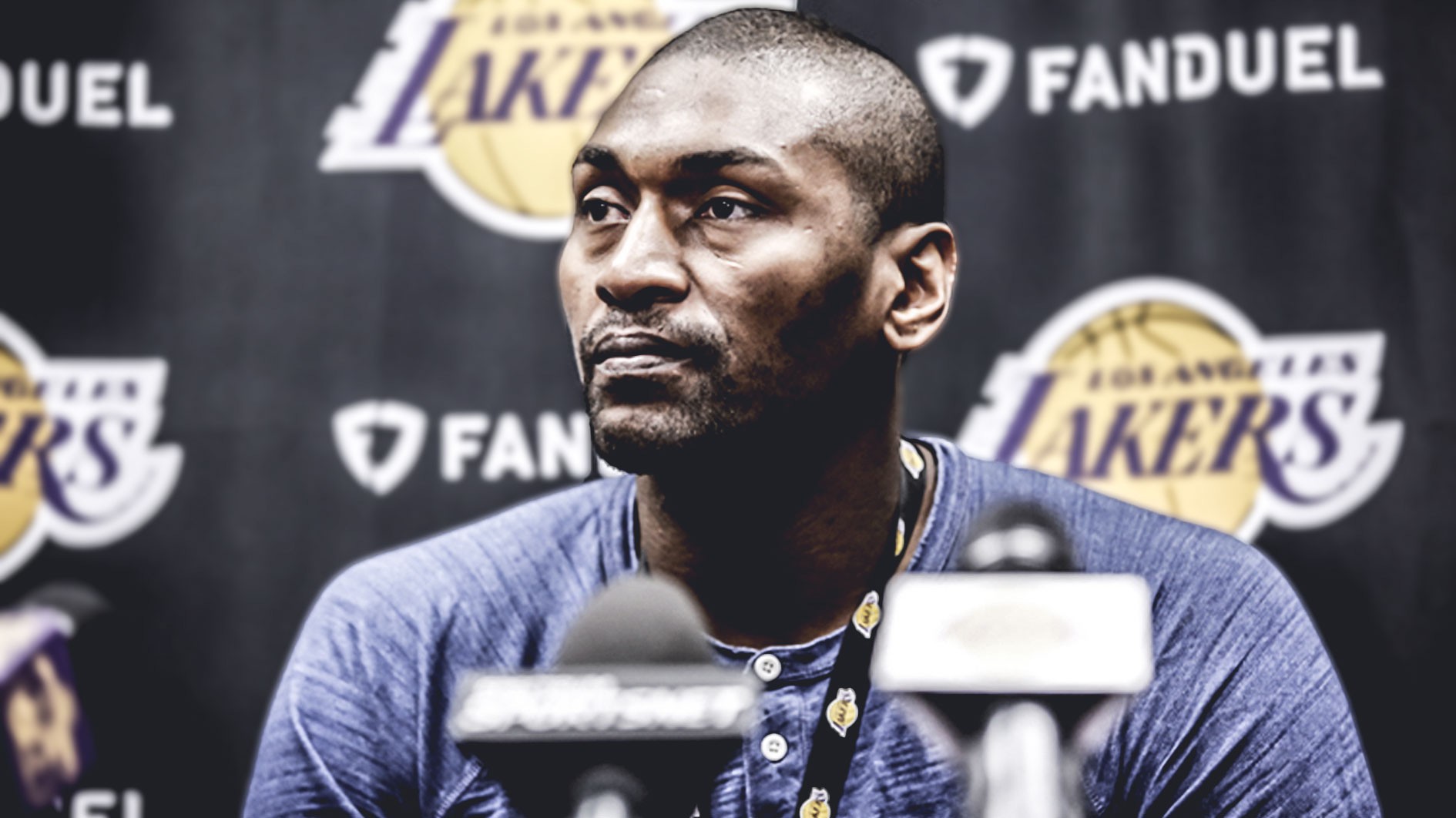 Metta World Peace trổ tài đá bóng và bị sút khỏi sân