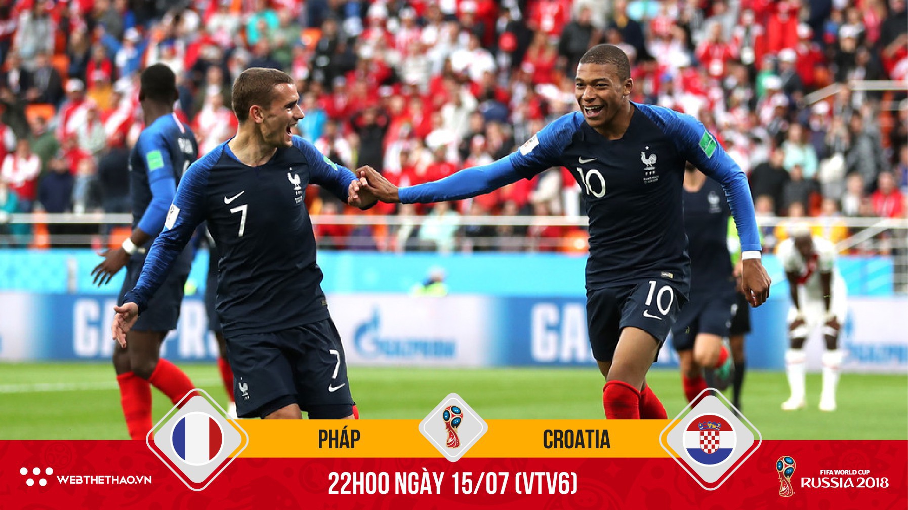 "Cặp đôi vàng" sẽ giúp Pháp mang chức vô địch World Cup về Khải hoàn môn?