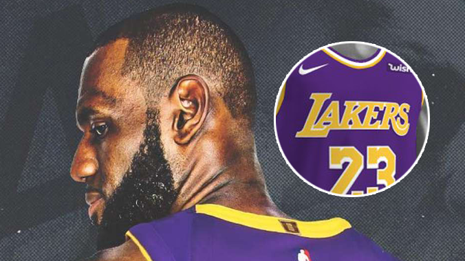 Nghi vấn mẫu áo đấu mới lạ đời của Lakers mùa sau vừa bị tiết lộ