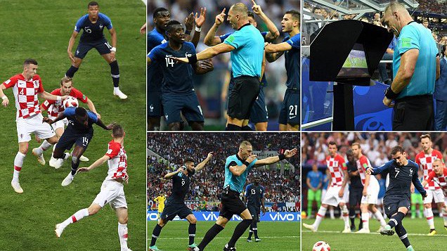 VAR "gây họa" ở 2 bàn thua đầu tiên của Croatia trước Pháp như thế nào?