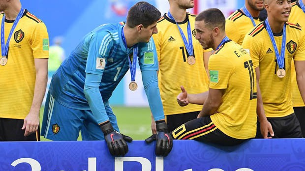 Sau World Cup 2018, Eden Hazard và Thibaut Courtois có thể rời Chelsea