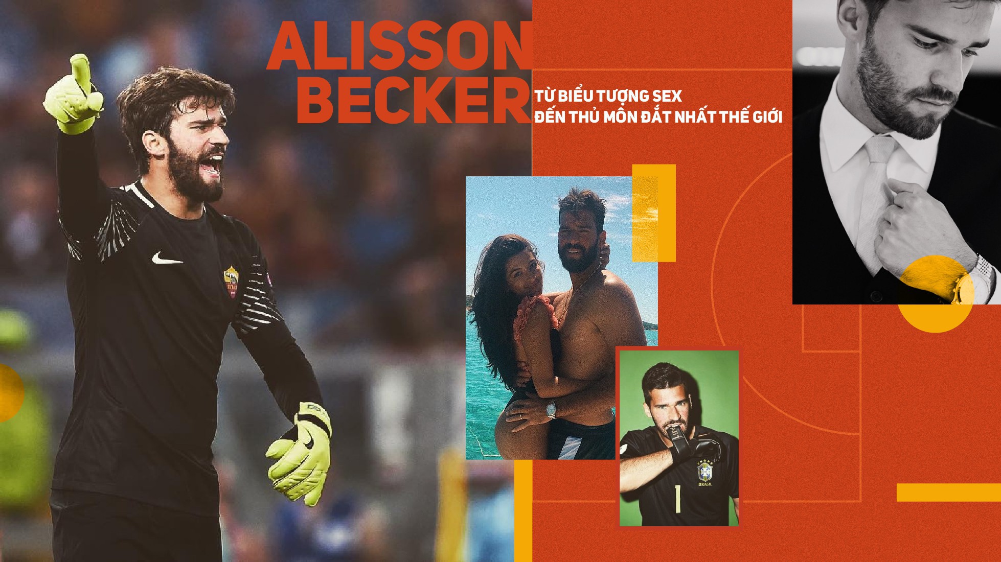 Alisson Becker: Từ biểu tượng sex đến thủ môn đắt nhất thế giới