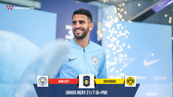 Chờ "bom tấn" Riyad Mahrez mang về quả ngọt đầu tiên Man City ở ICC Cup