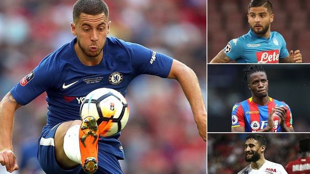 Chelsea nhắm tới 7 ứng cử viên thay thế tiềm năng nếu Eden Hazard sang Real