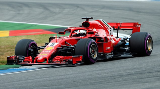 Đua phân hạng German GP: Hamilton bỏ cuộc, Vettel xuất sắc giành pole
