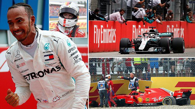 Kết quả German GP 2018: Vettel bỏ cuộc cay đắng, Hamilton lên ngôi siêu kịch tính