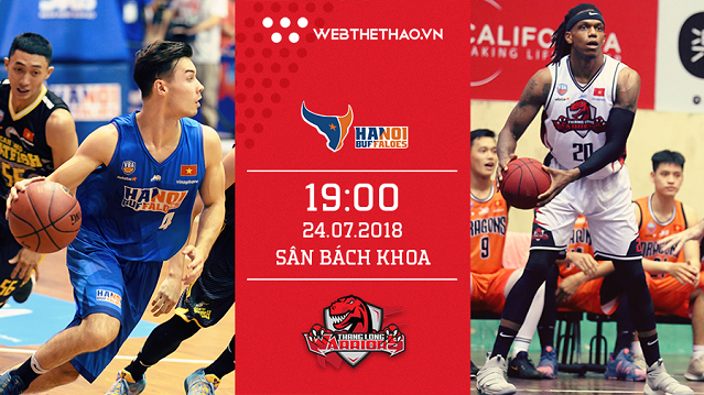 Trực tiếp bóng rổ VBA 2018: Hanoi Buffaloes - Thang Long Warriors