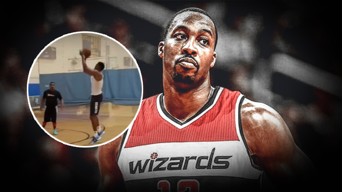 NBA hãy cẩn thận, "siêu nhân" Dwight Howard đang tập ném 3 điểm