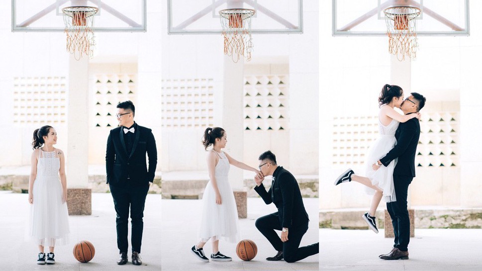 Đẹp ngất ngây bộ ảnh cưới của cặp đôi yêu bóng rổ khiến cộng đồng baller phát cuồng vì ngưỡng mộ