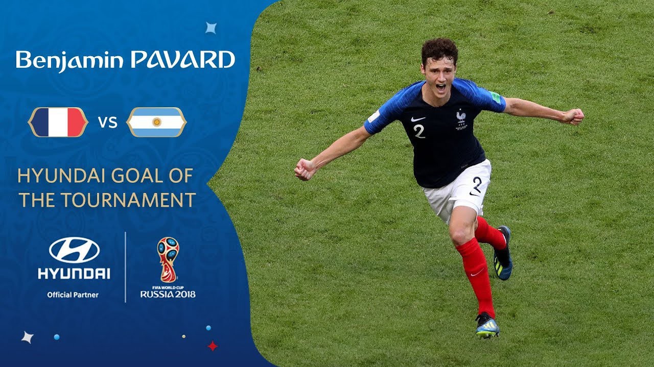 Siêu phẩm của Pavard trước Argentina là "bàn thắng đẹp nhất World Cup 2018"
