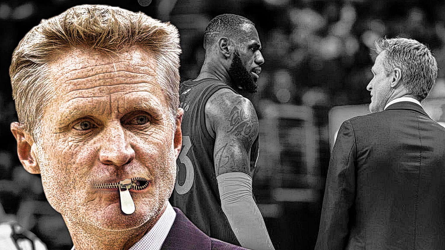 Steve Kerr mặc kệ LeBron James