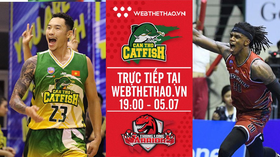 Trực tiếp bóng rổ VBA: Cantho Catfish vs Thang Long Warriors