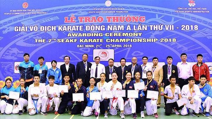 Karate Việt Nam được thưởng hơn 3 tỷ nhờ "mưa HCV" giải vô địch Đông Nam Á