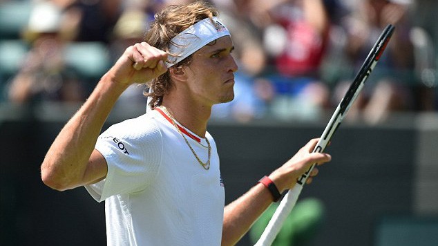 Wimbledon 2018 ngày thứ 5: Sao trẻ Alexander Zverev thoát hiểm, các sao nữ hàng đầu tiếp tục "rụng"