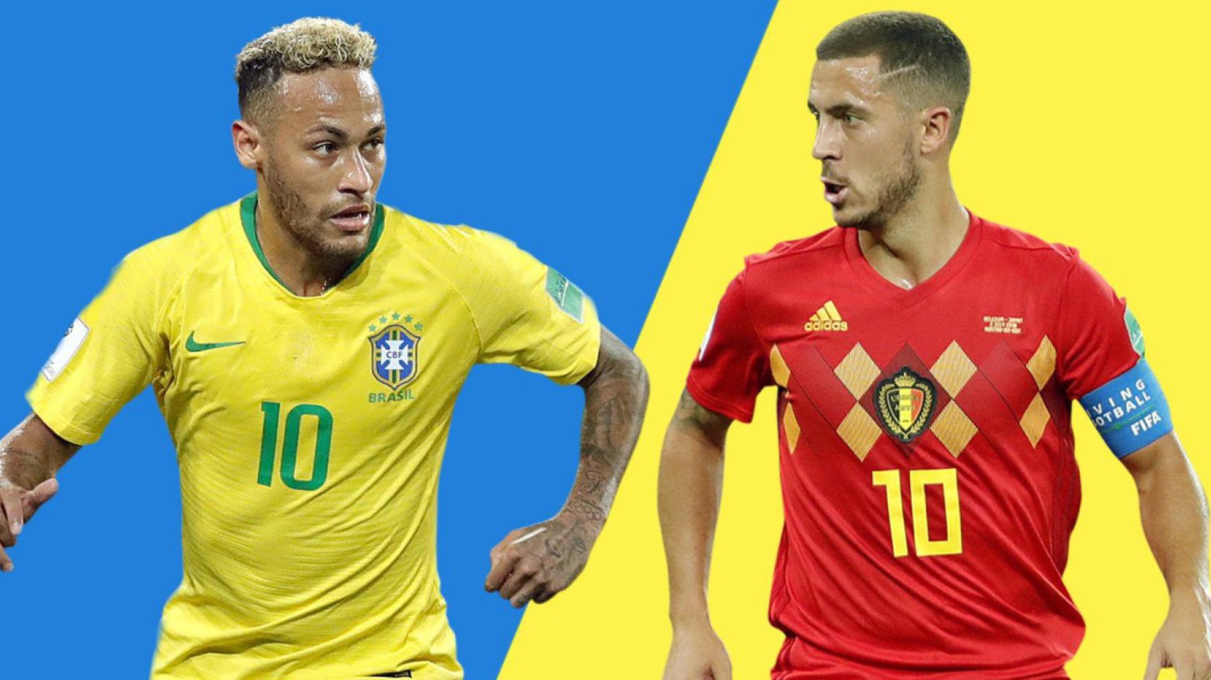 Link xem trực tiếp trận Brazil - Bỉ ở World Cup 2018