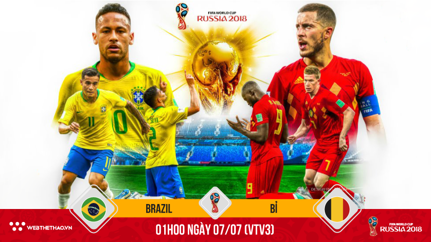 Neymar sẽ vượt qua Hazard để giúp Brazil thắng Bỉ?