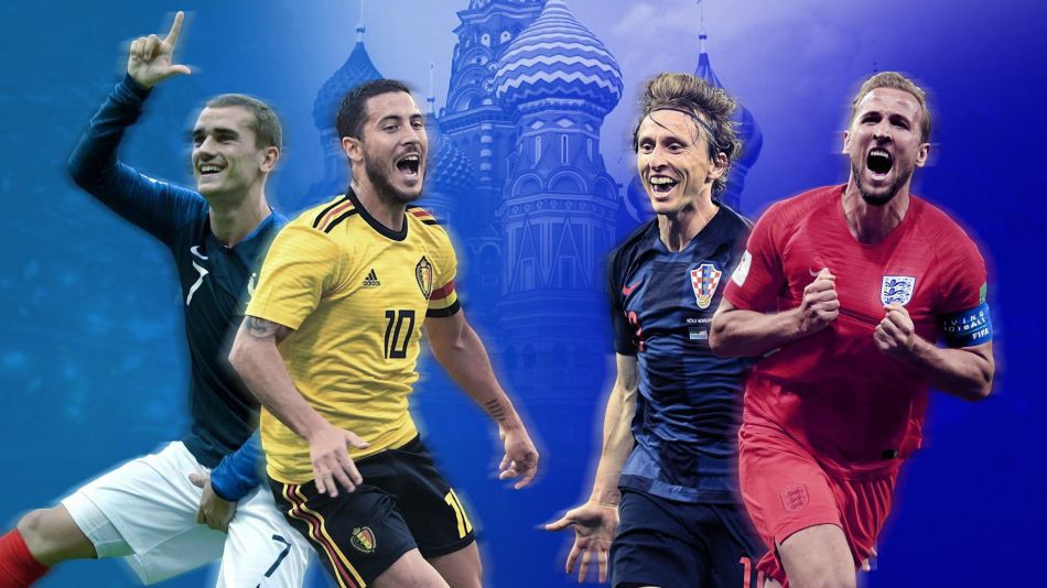 Đánh giá sức mạnh 4 đội tuyển góp mặt ở bán kết World Cup 2018