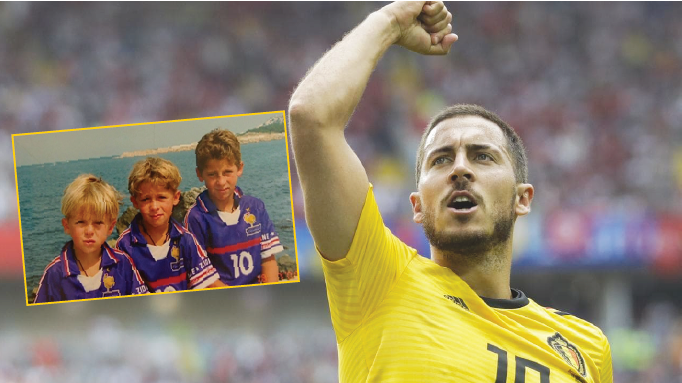 Bán kết Pháp - Bỉ: Khi Eden Hazard từng mặc áo lam... của Pháp