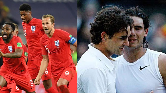 Wimbledon 2018: Trận đấu của Federer và Nadal có thể bị lu mờ vì... đội tuyển Anh