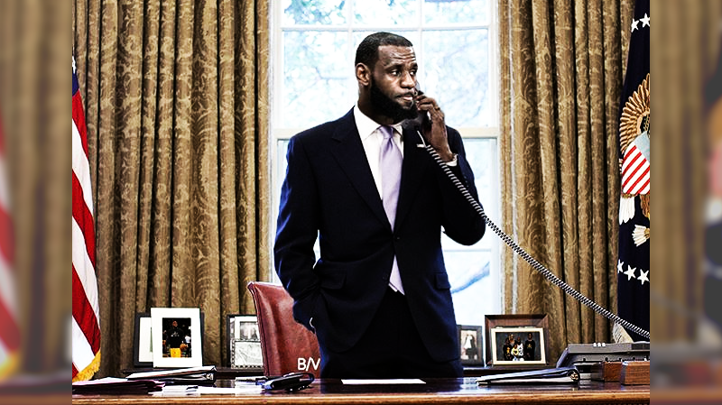 LeBron James úp mở về ý định tranh cử Tổng thống năm 2020