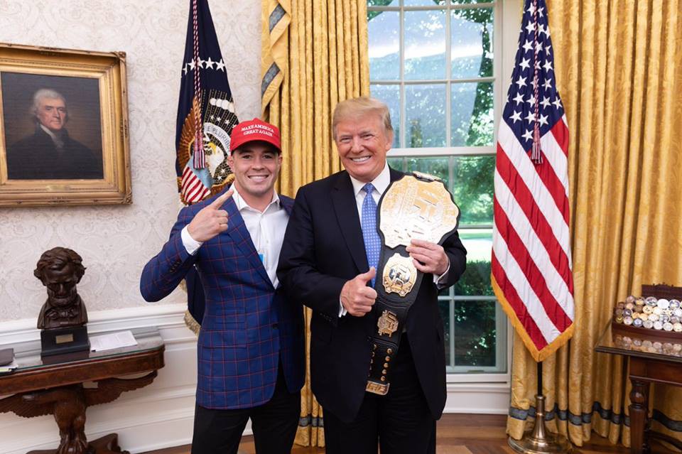 Colby Covington phản ứng thế nào khi bị nẫng mất suất tranh đai Welterweight? - Ảnh 1. Colby Covington phản ứng thế nào khi bị nẫng mất suất tranh đai Welterweight? - Ảnh 1.