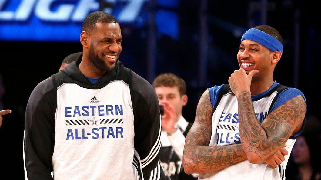 LeBron James trêu chọc Carmelo Anthony vì yêu cầu kỳ dị với Atlanta Hawks