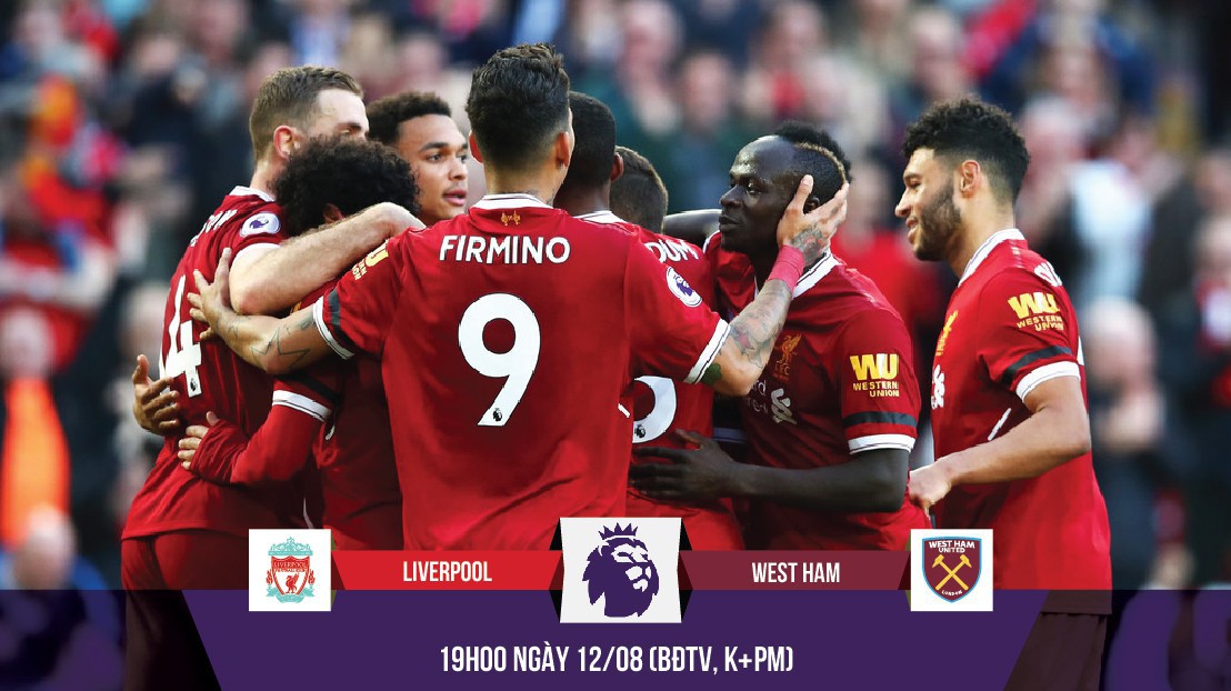 “Kho bàn thắng" giúp Liverpool hạ West Ham trận ra quân ở Ngoại hạng Anh