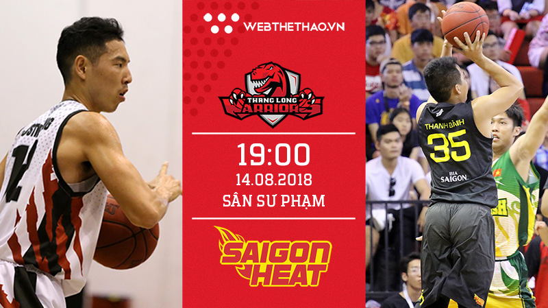 Trực tiếp bóng rổ VBA: Thang Long Warriors vs Saigon Heat