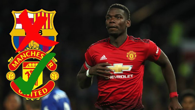 Pogba sẽ được thưởng "núi tiền" nếu từ chối chuyển tới Barcelona