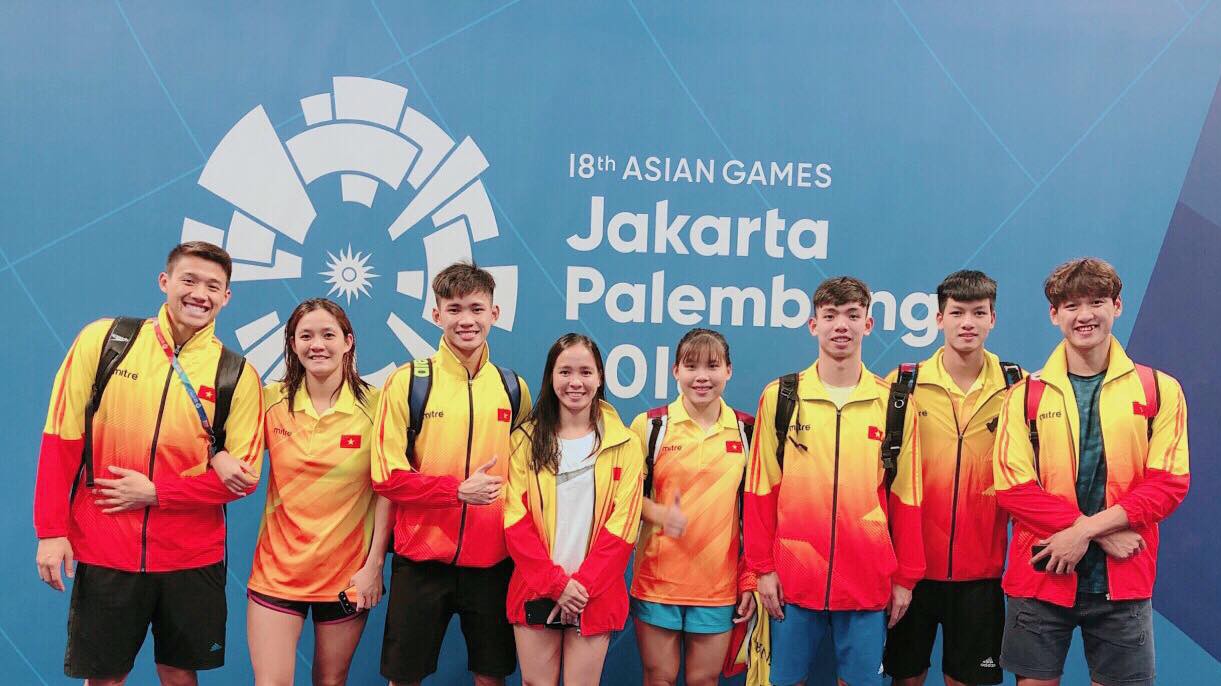 Bơi lội Việt Nam hứng khởi trước giờ xung trận ở ASIAD 2018