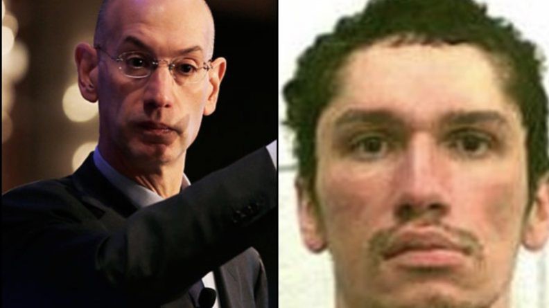 Kẻ dọa giết chủ tịch NBA Adam Silver lại được tự do