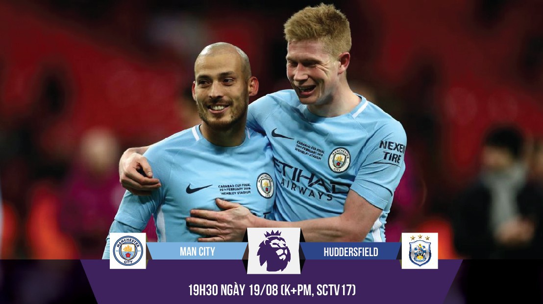 "Vua kiến tạo" David Silva thay De Bruyne truyền cảm hứng để Man City hạ Huddersfield